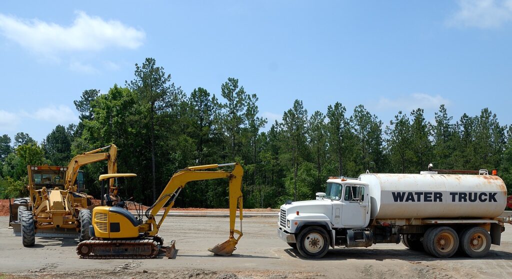 construction site, heavy equipment, backhoe-1664242.jpg